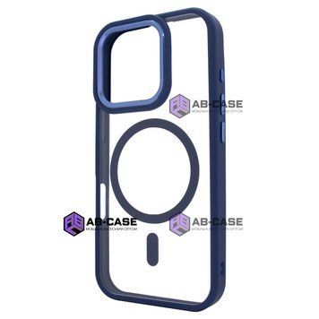Чехол Crystal Guard with MagSafe (iPhone 16 Pro, Dark Blue) 3934360000004 фото