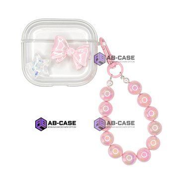 Чохол для AirPods Pro 2 &mdash; Charmed Collection "Pink Bow" 4083240000005 фото