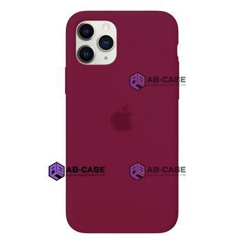 Чехол Silicone Case для iPhone 11 Pro Max FULL (№36 Rose Red) 201245 фото