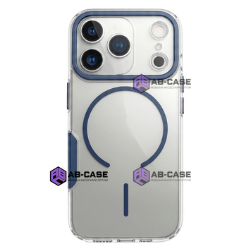 Metal Frame Crystal Case (iPhone 17 Pro Max - Blue) 4251140000009 фото