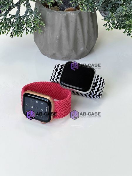 Монобраслет для Apple Watch Braided Solo Loop 38mm | 40mm | 41mm | [42mm Series 10-12] &ndash; (Plum, S) 234647 фото