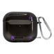 Чехол для AirPods PRO 2 полупрозрачный Neon Case Black 192239 фото