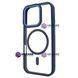 Чехол Crystal Guard with MagSafe (iPhone 16 Pro, Dark Blue) 3934360000004 фото
