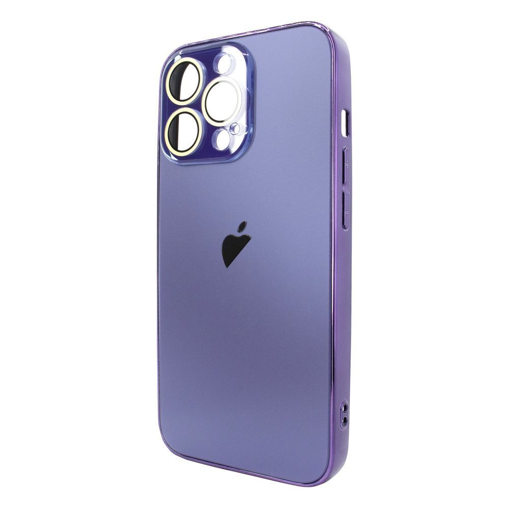 Чехол для iPhone 14 Pro : AG-PC Glass &ndash; Deep Purple 4066640000004 фото