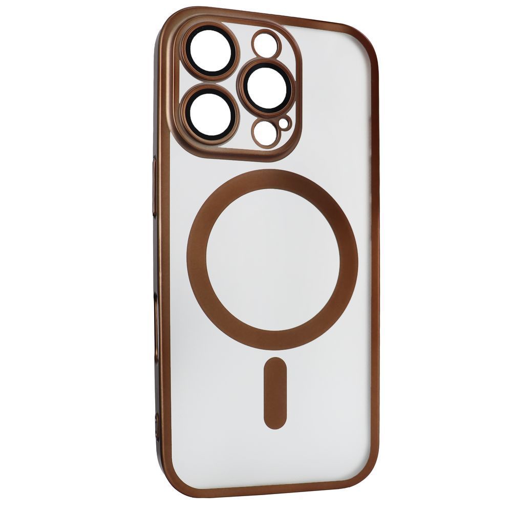 Чехол Titan Frame Matte PC MagSafe Case (iPhone 15 Pro &ndash; Desert Gold) 4299980000001 фото