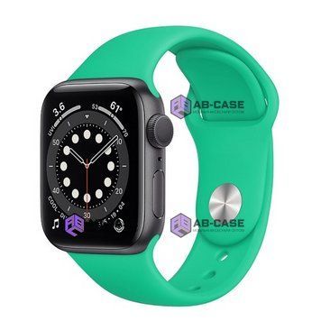 Силіконовий ремінець Silicone Sport Band (42mm, 44mm, 45mm, 46mm, 49mm №50 Spearmint, S) 234542 фото