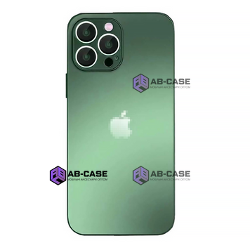 Чехол стеклянный матовый AG Glass Case with MagSafe для iPhone 13 Pro с защитой камеры Cangling Green 675465 фото