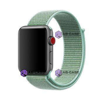 Ремінець на Apple Watch Nylon Loop нейлоновий (38mm, 40mm, 41mm, [42mm Series 10/11], Marine Green) 234953 фото