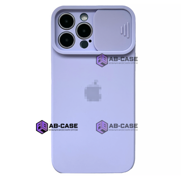 Чехол Silicone with Logo Hide Camera, для iPhone 13 Pro (Light Purple) 900178 фото