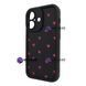 Чохол для iPhone 16 &ndash; Pretty Things "Little Hearts &ndash; Black" 4091360000003 фото