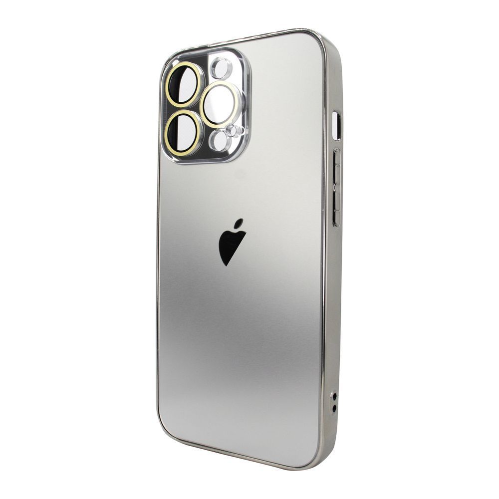 Чехол для iPhone 14 Pro : AG-PC Glass &ndash; Silver 4066700000005 фото