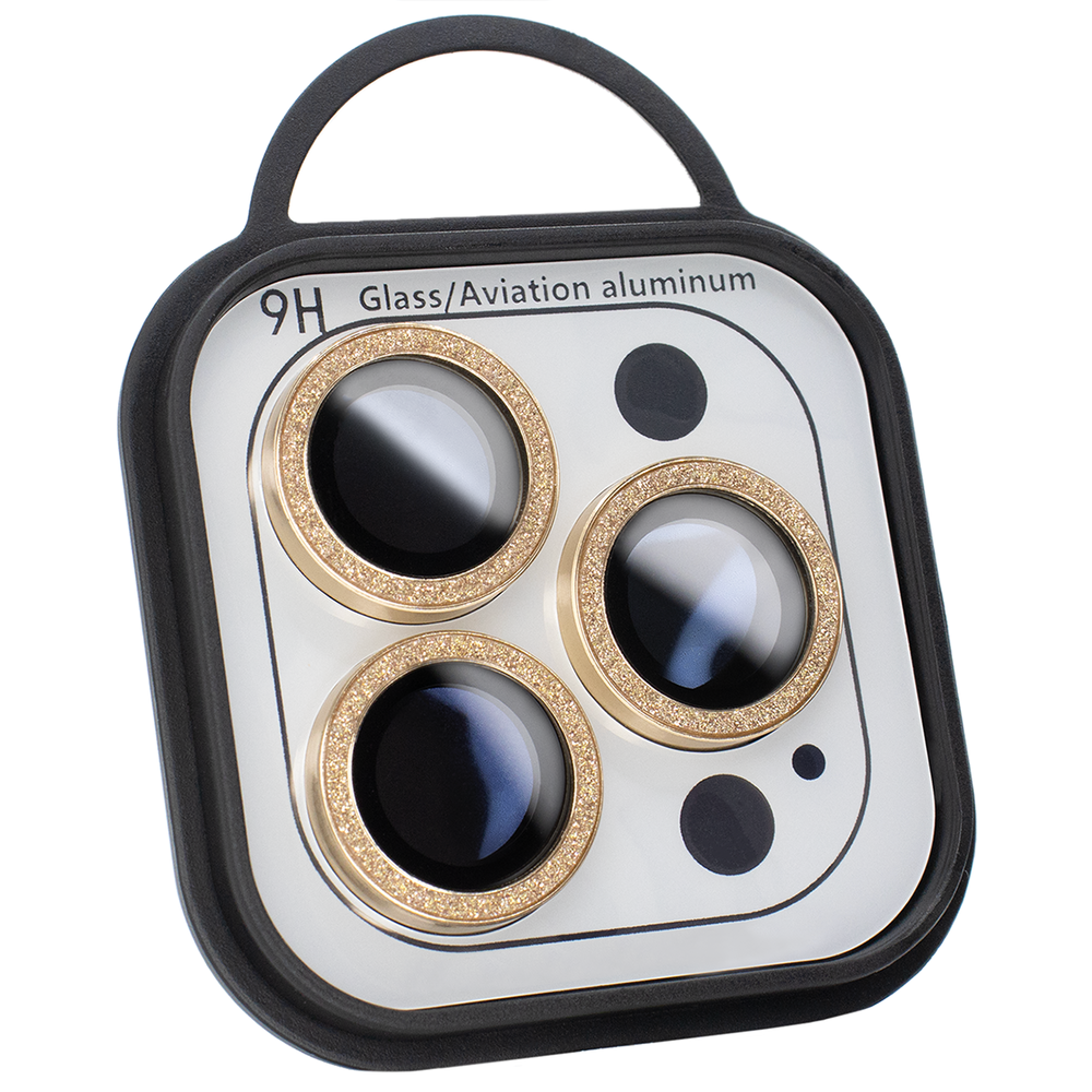 Защитное стекло на камеру Diamonds Lens (iPhone 13 Pro/13 Pro max, Gold) 562430 фото