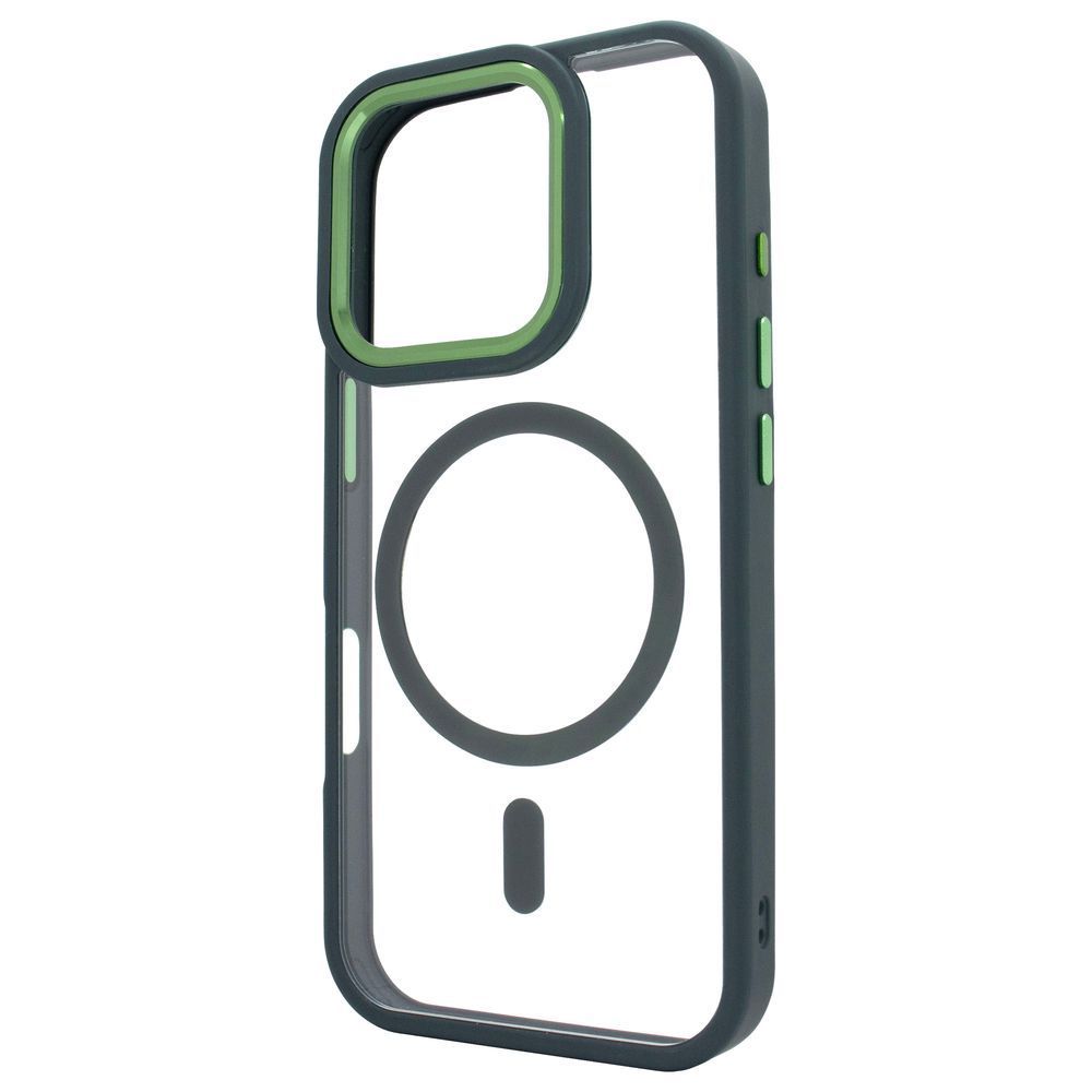 Чехол Crystal Guard with MagSafe (iPhone 16 Pro, Dark Green) 3934370000001 фото