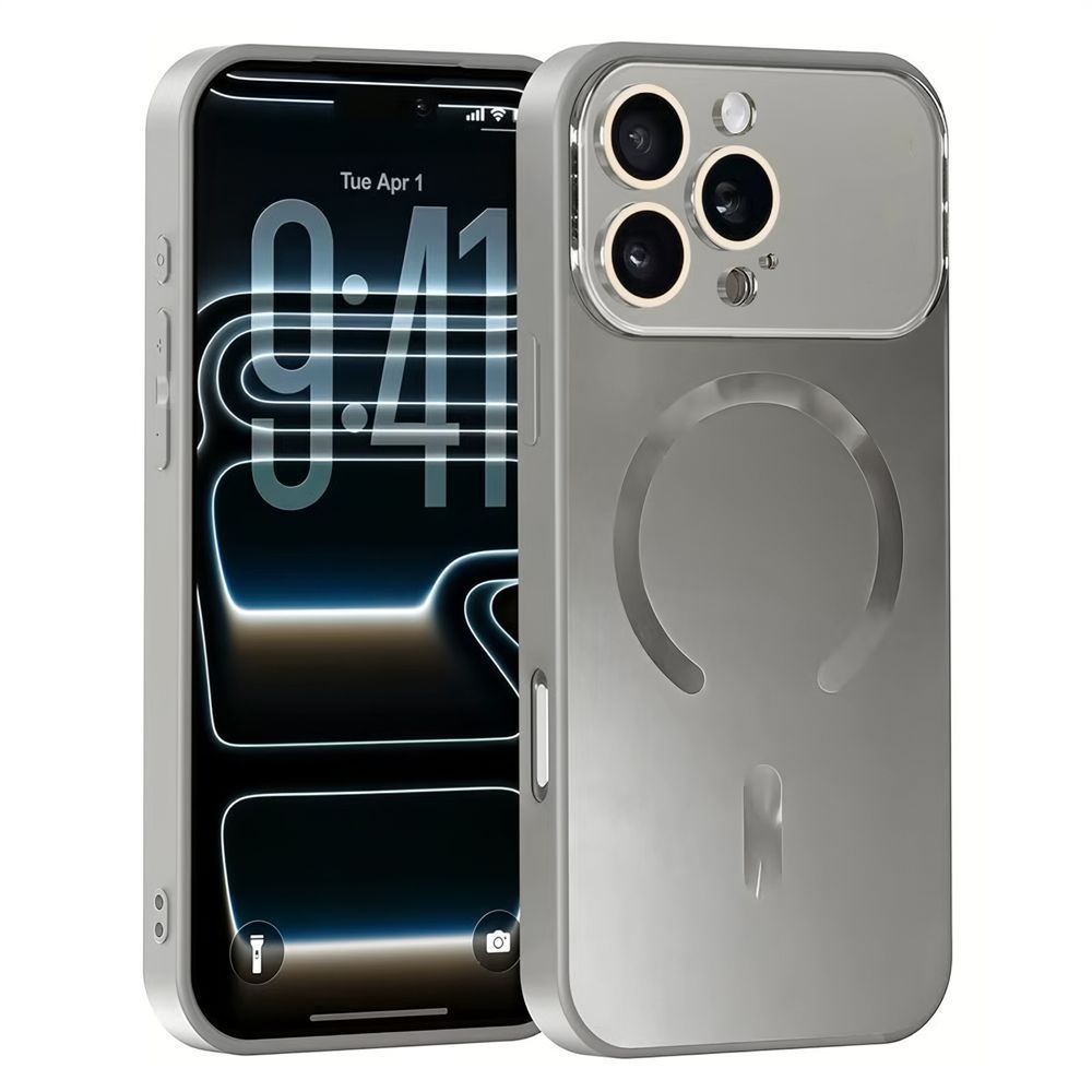 Чехол AG Optic Shield MagSafe Case (iPhone 16 Pro Max &ndash; Silver) 4312960000003 фото