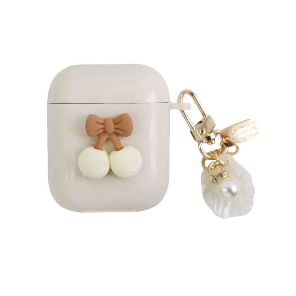 Чохол для AirPods 1/2 &mdash; Charmed Collection "Soft Cherries" 4082750000000 фото