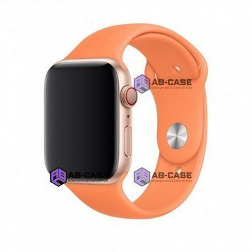 Силиконовый ремешок Silicone Sport Band (38mm, 40mm, 41mm, [42mm Series 10/11], №56 Papaya, S) 234497 фото