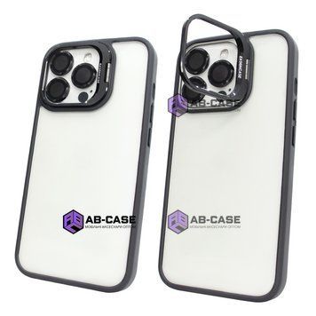 Чохол для iPhone 13 Pro Guard Stand Camera Lens з лінзами та підставкою Black 234109 фото