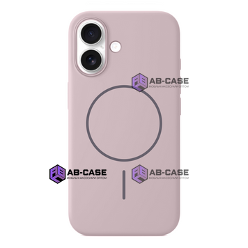 Чехол для iPhone 16 : Silicone Slim MagSafe &ndash; Pink Sand 4133240000007 фото
