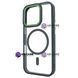 Чехол Crystal Guard with MagSafe (iPhone 16 Pro, Dark Green) 3934370000001 фото