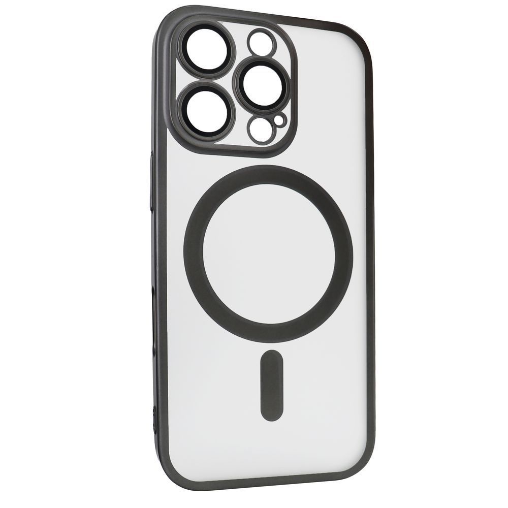 Чехол Titan Frame Matte PC MagSafe Case (iPhone 15 Pro Max &ndash; Gray) 4300050000002 фото