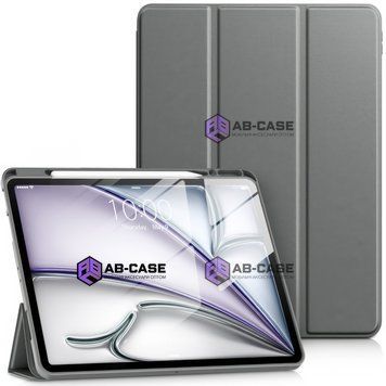 Чехол для iPad 10.9 (2022, 10th Gen)/iPad 11 (A16) 2025) Smart Case with Pencil Holder - Charcoal Gray 4044800000026 фото