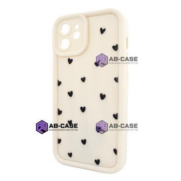 Чехол для iPhone 12 &ndash; Pretty Things "Little Hearts &ndash; White" 4089930000003 фото