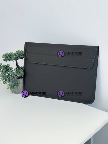 Чехол-папка для MacBook (15.3"&ndash;16") Leather PU &ndash; Black 6792321 фото