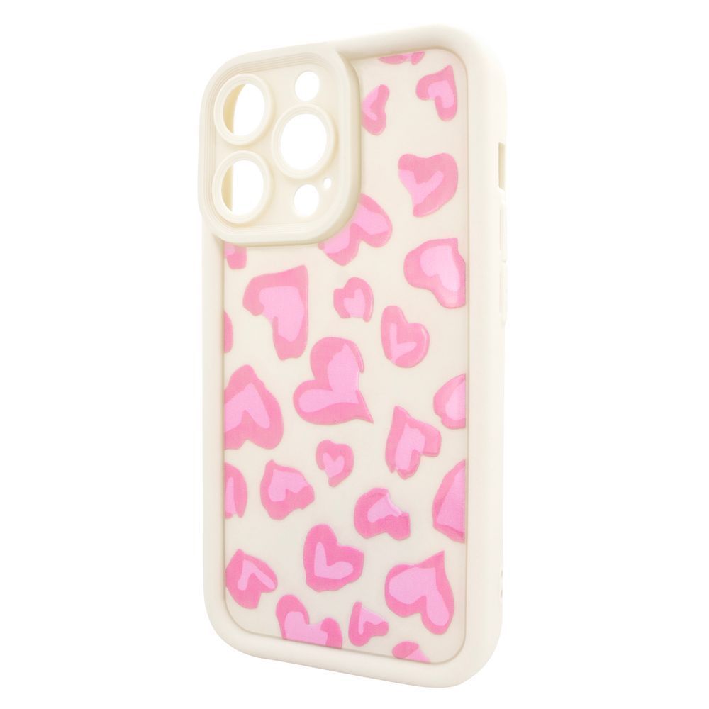 Чохол для iPhone 13 Pro &ndash; Pretty Things "Pink Hearts &ndash; White" 4090440000001 фото