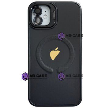 Чохол Logo Case PU Stand Camera (iPhone 15 Pro Max, Black) 3879850000006 фото