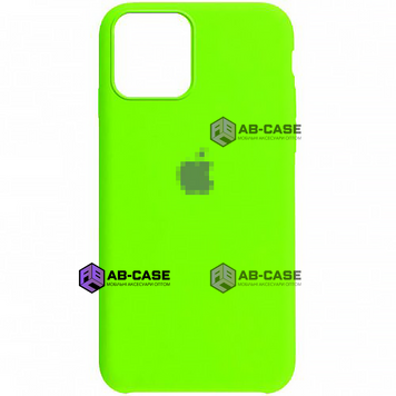 Чохол для iPhone 16 Pro Max Silicone Case FULL (№66 Neon Green) 3913520000009 фото
