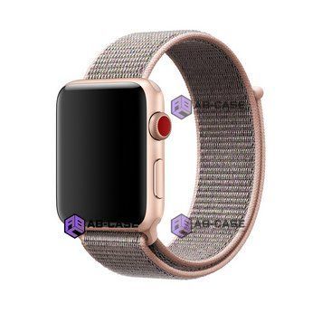 Ремінець на Apple Watch Nylon Loop нейлоновий (38mm, 40mm, 41mm, [42mm Series 10/11], Pink Sand) 234961 фото