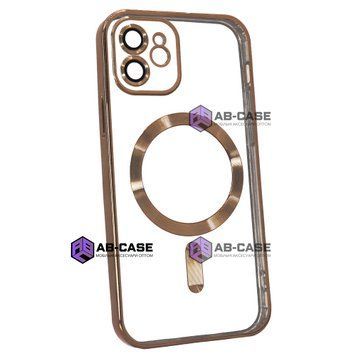 Чехол для iPhone 12 Shining with MagSafe із захисними лінзами на камеру - Desert Gold 4028810000009 фото