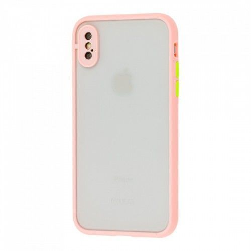 Чохол Avenger Case camera Lens (на iPhone X/Xs, Pink) 12365 фото
