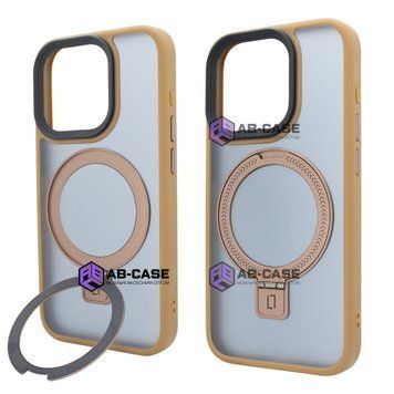 Чохол для iPhone 15: Nofelet MATT Ring Case MagSafe &mdash; Gold 4006120000001 фото