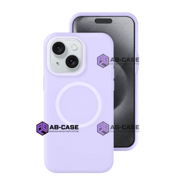 Чохол Neon Silicone Case MagSafe (iPhone 14/13 &ndash; Purple) 4306590000007 фото