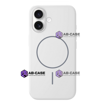 Чохол для iPhone 16 : Silicone Slim MagSafe &ndash; White 4133270000008 фото