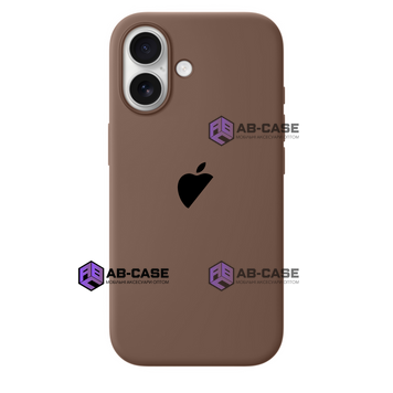 Чехол Silicone Case Full &ndash; iPhone 16 Plus (№72 Chocolate) 4150150000002 фото