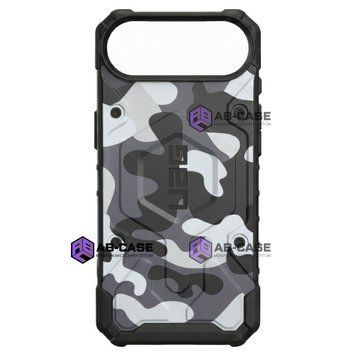Чехол UAG with MagSafe camouflage (iPhone 17 Air, White-Black) 4185570000004 фото