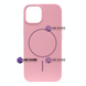 Чехол для iPhone 12/12 Pro : Silicone Slim MagSafe &ndash; Rose Pink 4132270000001 фото
