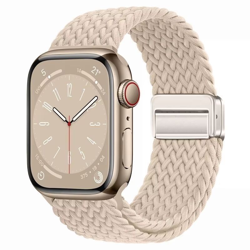 Ремінець Braided Nylon Magnetic Band (42/44/45/46/49mm &ndash; Pearl White) 4121560000005 фото